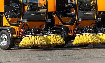 Parking Lot Sweeping in Texas Parking Lot Sweeping